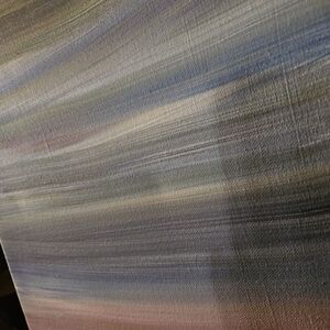 ✨️Abstract Striped Canvas Art - Multi-Blue and Neutral Tones